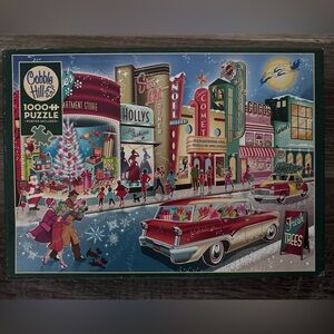 Cobble Hill Holiday City Scene 1000+ Piece Jigsaw Puzzle